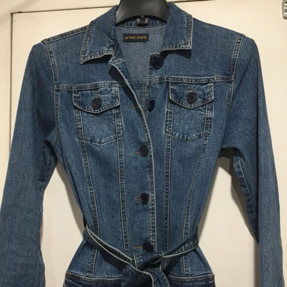 VINTAGE ARMOR JEANS MIDI DRESSES SIZE M - Picture 7 of 7